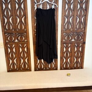 O'Neill high waisted high-low mock wrap skirt